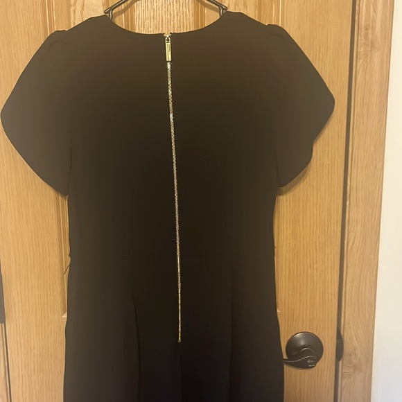 Calvin Klein black pants suit size 8 zipper closure flutter sleeve - Picture 5 of 5